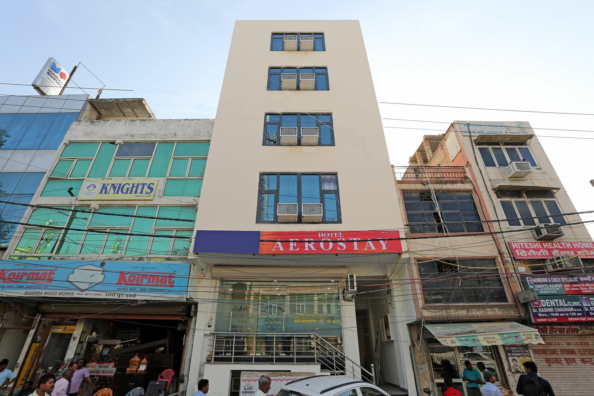 Hotel Aero Stay Nové Dillí Exteriér fotografie